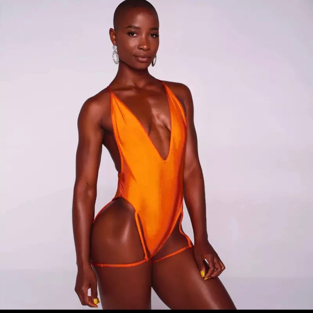 Yellow bathing suit